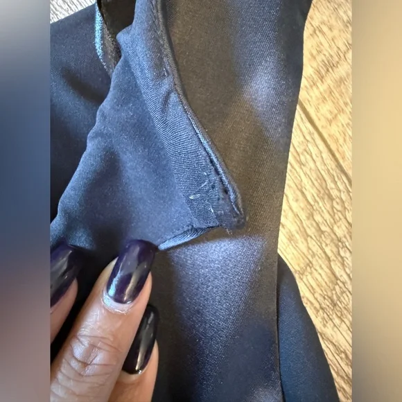 Eliza J Black Midi Dress with Embellished Waist - Picture 9 of 9